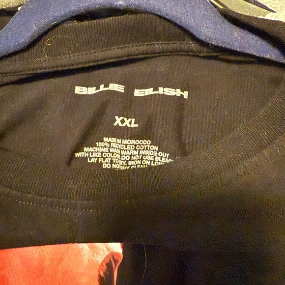 Trendy Black Tee with Red and Yellow Graphic - Picture 3 of 3